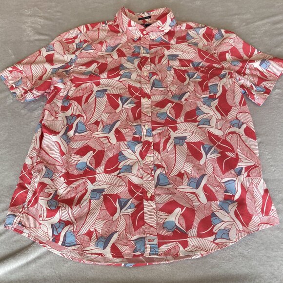 Vineyard Vines Men's Button Down Floral Slim Fit Murray Saltwater Wash XL EUC - Picture 1 of 9
